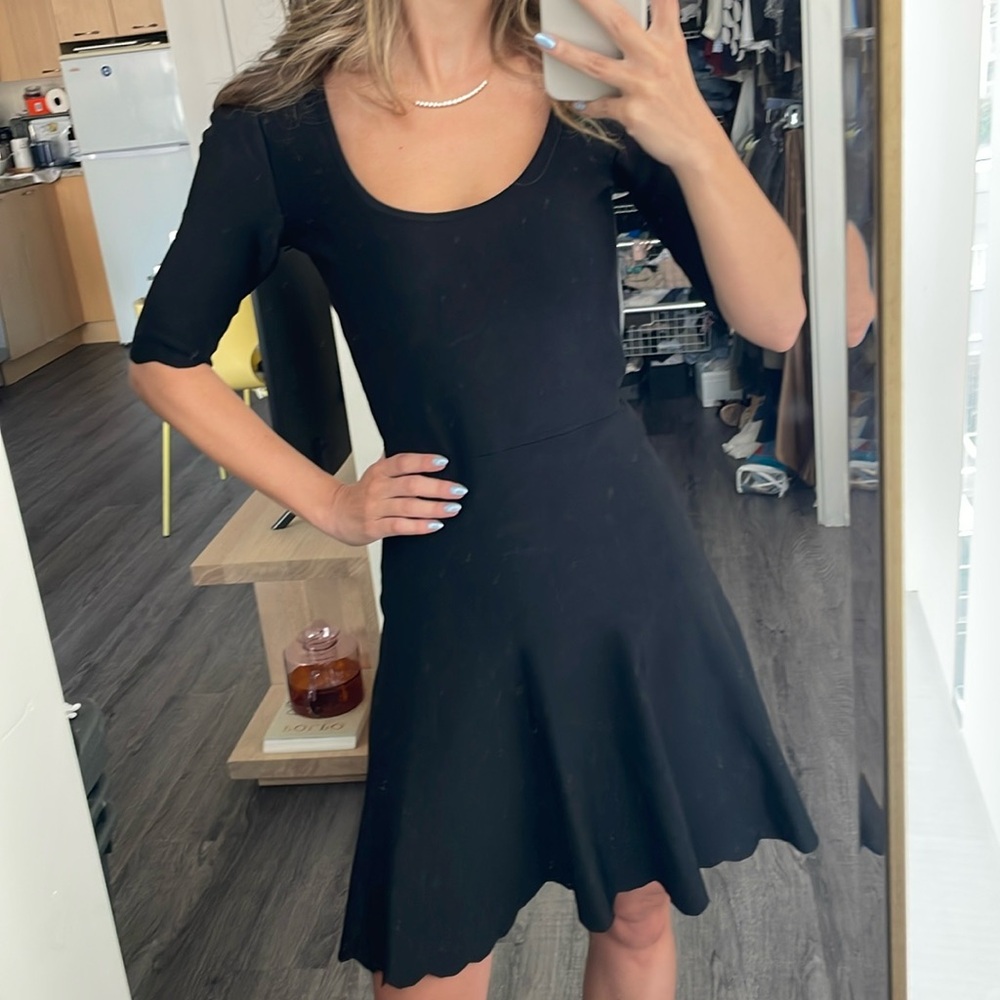 Alaia-Style Black Dress, Size XS